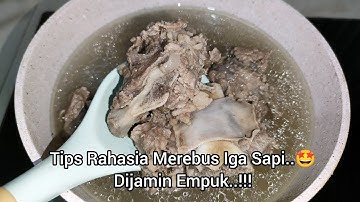 DI JAMIN EMPUK..!! CUMA DIREBUS 17 MENIT.!! TIPS MEREBUS TULANG IGA SAPI CEPAT EMPUK & HEMAT GAS..🤩🤑