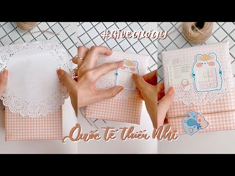 #GiveAway Trang Trí Quà Quốc Tế Thiếu Nhi // Happy Hidari #Shorts