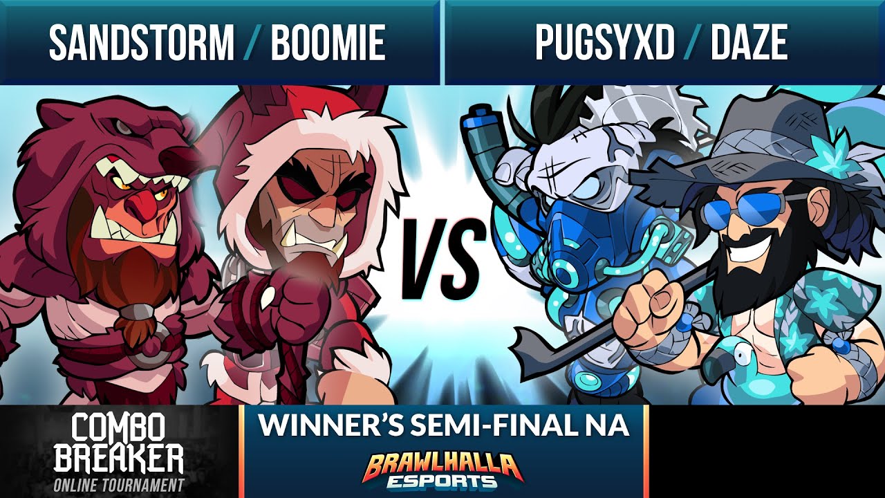 Sandstorm & Boomie vs Pugsyxd & Daze - Winner's Semi-Final - Combo Breaker 2020 - 2v2 NA