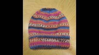 How to knit easy hat with circular needles