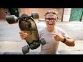 TINY CARBON FIBER HIGH POWERED ELECTRIC SKATEBOARD