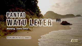 Camping di Pantai Watu Leter Kawasan Pantai Malang Selatan Jawa Timur | Kondisi Sebelum Viral