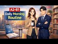 Morning Routine in English | Learn & Practice A2–B1 Daily English ☕️ ☀️