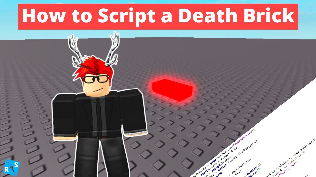 Roblox Scripting Tutorial How To Script A Death Brick Youtube - roblox kill door script