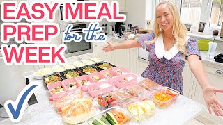 EASY MEAL PREP YOUR FAMILY WILL LOVE! A WEEK OF MEALS DONE ✅