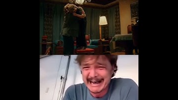 Pedro Pascal crying to jojo