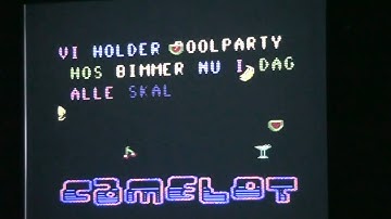 X2010 - C64 Demo - Exotic Excitement by Camelot (Live footage)