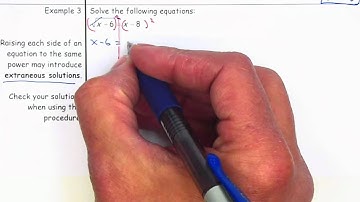 Algebra 2 - 7.7 Radical Equations