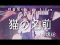 玲音坂46 1st Album 猫の名前【歌ってみた】【乃木坂46】
