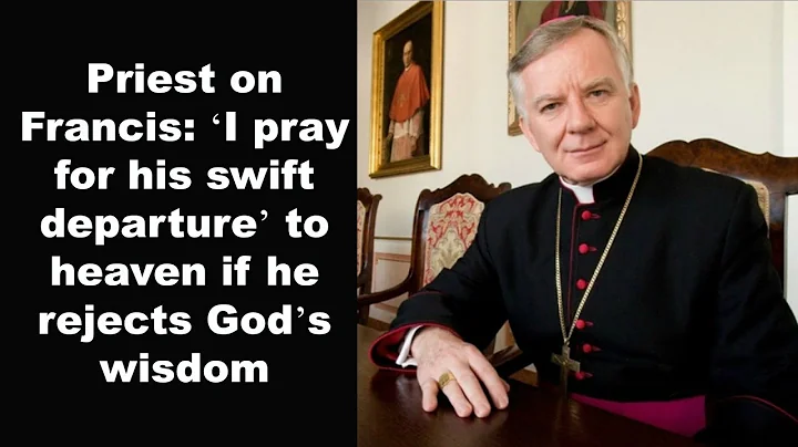 Priest prays for Francis swift departure to heaven