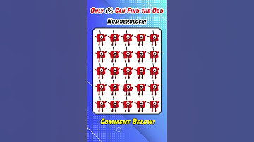 Only 1% Can Find the Odd One Numberblock! 🔢👀 Can YOU Spot It?
