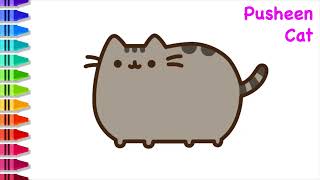 How to draw Pusheen Cat