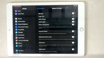 How To Disable Bold Text On iPad