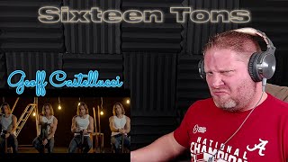 SIXTEEN TONS | Geoff Castellucci - Low Bass Singer Cover REACTION