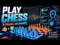 I Played Chess with ChatGPT Inside Blender! AI vs Human