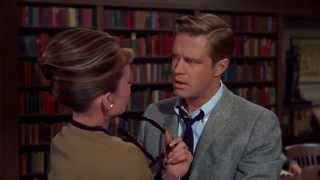 Breakfast at Tiffany&#39;s - Paul Tells Holly in the Library He Loves Her (16) - Audrey Hepburn