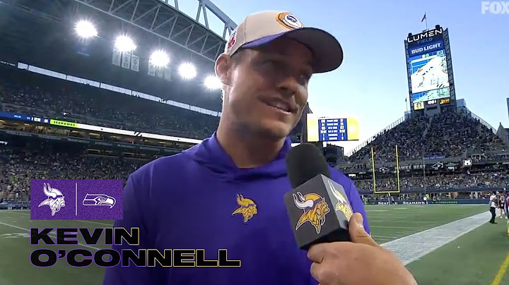 Kevin O'Connell Talks About the Vikings First Half Against the Seahawks of the Preseason Opener