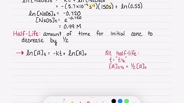 19.5: First Order Half Life