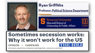 PROFESSOR RYAN GRIFFITHS – SYRACUSE UNIVERSITY/ POLITICAL SCIENCE