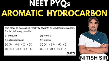 The order of decreasing reactivity towards an electrophilic reagent, for the following would be