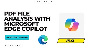 AI-Powered PDF Analysis with Microsoft Edge Copilot | The GPT browser that can summarize lengthy PDF
