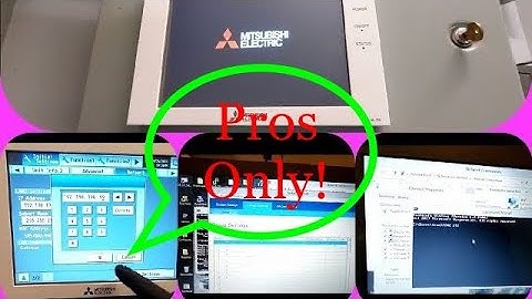 MITSUBISHI CITY MULTI AE200 FIRMWARE UPDATE | BACNET SETUP