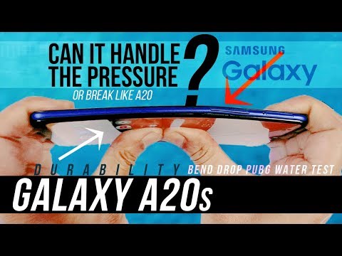 Samsung A20s Durability Review- Did Sammy take A20 BEND FAIL Seriously?  WATER|SCRATCH|DROP|PUBG