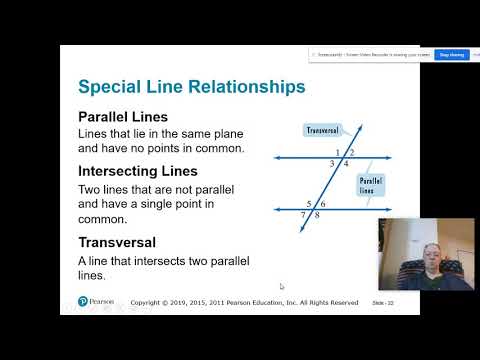 Math 120 - Section 10.1B - Points Lines Planes and Angles