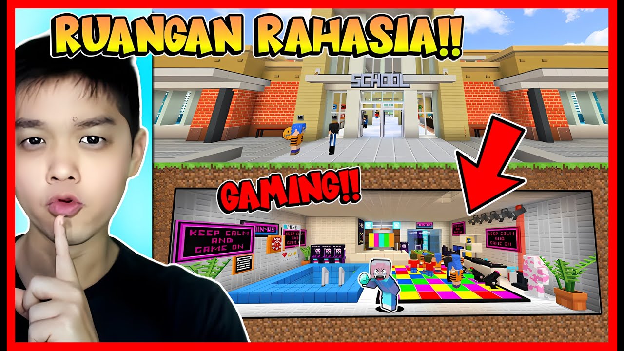 ATUN & MOMON BANGUN RUANG RAHASIA GAMING DIBAWAH SEKOLAH !! Feat