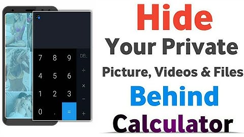 Hide Your Private Files, Pictures & Videos Behind Calculator || How To Use Calculator Lock || TBA