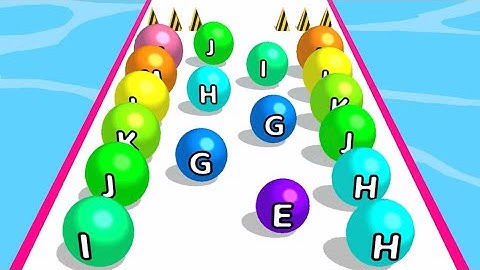 A-Z Run 🔵🟡❤️ MAX LEVELS All Levels Gameplay Walkthrough Android, iOS BIG UPDATE!!!