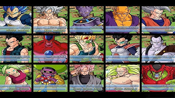 Dragon Ball Z: Budokai Tenkaichi 4 [v13.5] MOD Character & Stage Roster