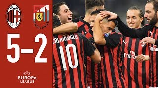 Highlights AC Milan 5-2 F91 Dudelange - Matchday 5  Europa League 2018/19