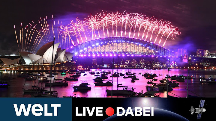 SILVESTER-FEUERWERK: So begrüßt Sydney in Australien das neue Jahr 2022 | WELT Live dabei