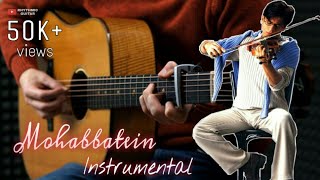 Mohabbatein instrumental || theme song cover | Shah Rukh Khan | Amitabh Bacchan | Mohabbatein