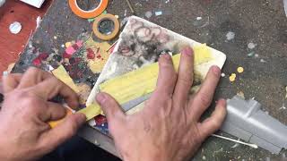 Mission Models MMP Acrylic Paint Durability test and masking  demonstration