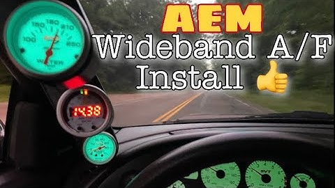 TERMINATOR COBRA | AEM WIDEBAND- AIR/FUEL SENSOR | INSTALL VIDEO