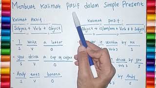 Belajar Bahasa Inggris - Kalimat Pasif dalam Kalimat Simple Present Tense
