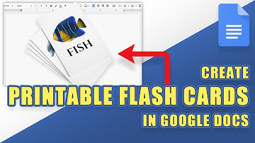 [HOW-TO] Create Custom 4x6 Printable FLASH CARDS in Google Docs