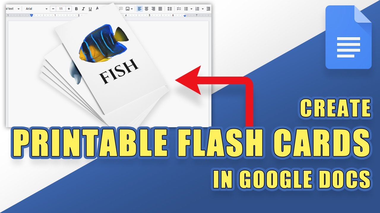 how-to-create-custom-4x6-printable-flash-cards-in-google-docs-youtube