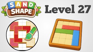 Sand Shape Level 27 Solution Walkthrough 