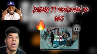 DABABY FT. MONEYBAGG YO- WIG OFFICIAL VIDEO FIRE REACTION THEY BOTH WRNT HARD!!!!