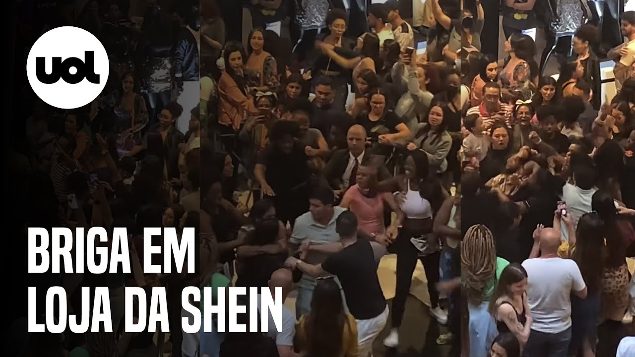 Inauguração de loja da Shein em São Paulo tem tumulto e briga; veja vídeo 