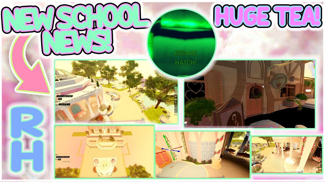 New school leaks 💗  High shool, Roblox pictures, High castle