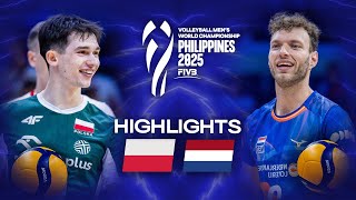 Poland 🇵🇱 vs. Netherlands 🇳🇱 - Highlights | Men's World Championships 2025