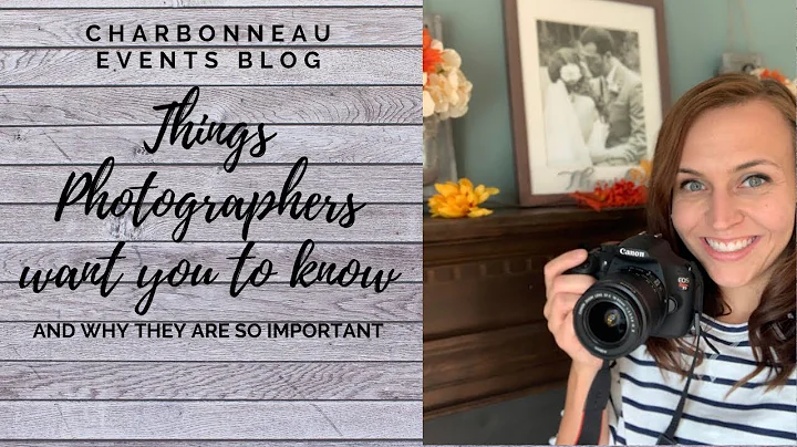 Things Photographers Want You To Know
