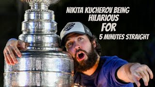 Nikita Kucherov Being Hilarious For 5 Minutes Straight