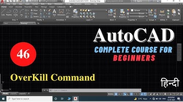 OverKill Command | AutoCAD tutorial for beginners in Hindi | Viren Patel | Autodesk AutoCAD in Hindi