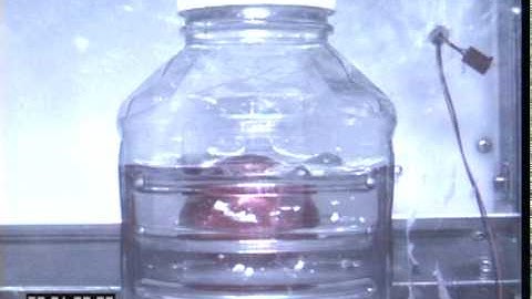 POW - Ping Pong Ball On Water - NASA WING student experiment in microgravity