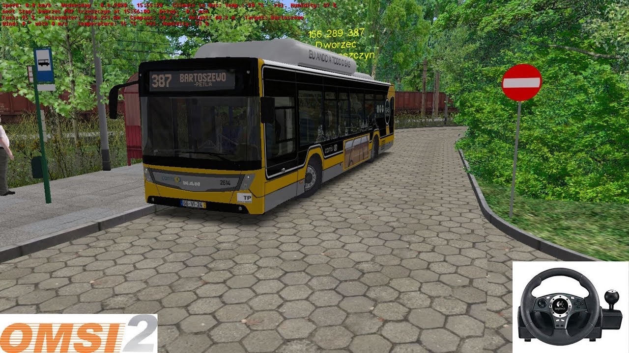 OMSI 2- Map-Fikcyjny Szczecin-MAN 18.310 CNG Caetano da CARRIS (PORTUGAL)